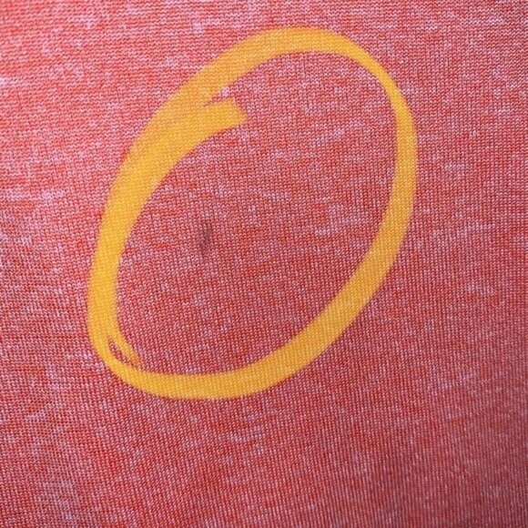 Ariat Womens Orange V-Neck Short Sleeve Performance Tee M - Picture 9 of 10